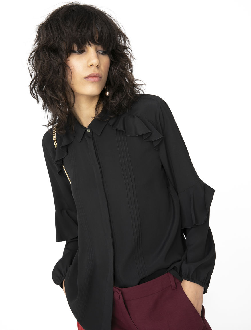 Silk blend shirt Silk blend shirt