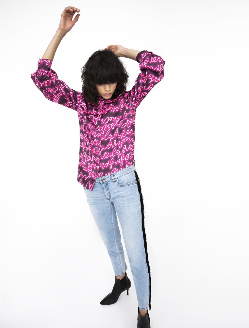 Jeans con frange Jeans con frange