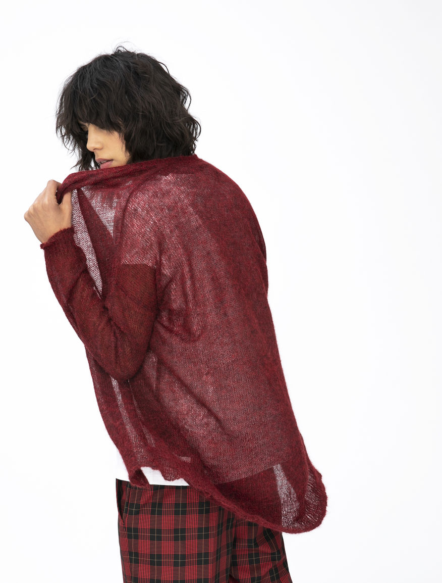 Mohair blend cardigan Mohair blend cardigan
