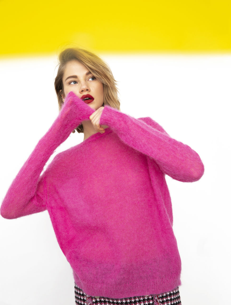 Maglia in misto mohair Maglia in misto mohair