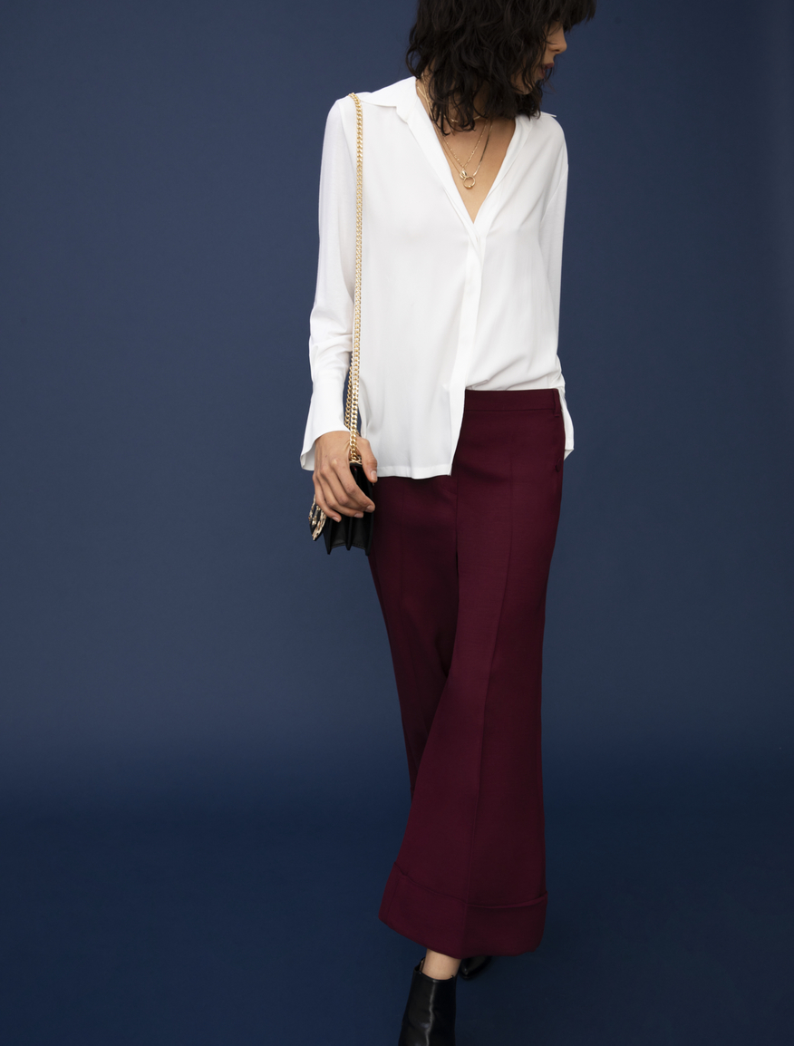 Silk blend shirt Silk blend shirt