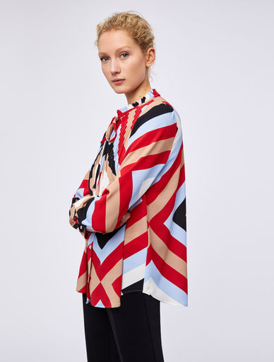 Marella S MODE Geometric Printed Blouse 31160918 006 main image 0