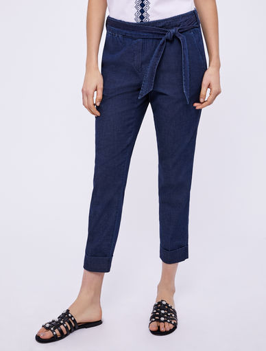 Jeans Denim Tokyo E. Marinella Taille 32 - Coupe Napoli, Gris Noir - Neuf Avec étiquettes