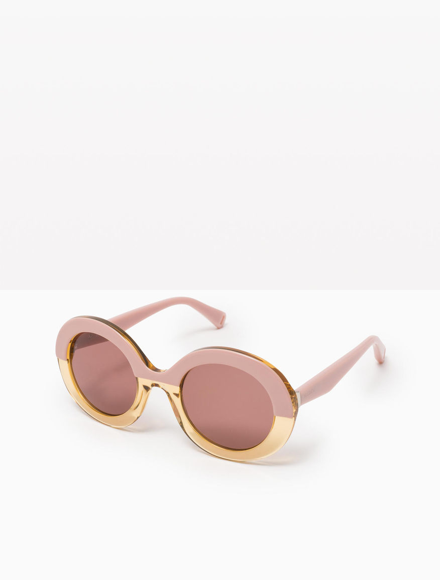 Oval colourblock sunglasses, rose pink pattern "OPERA" MAX&Co.