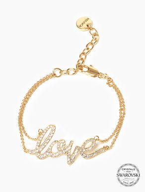 Bracelet « love » avec cristaux