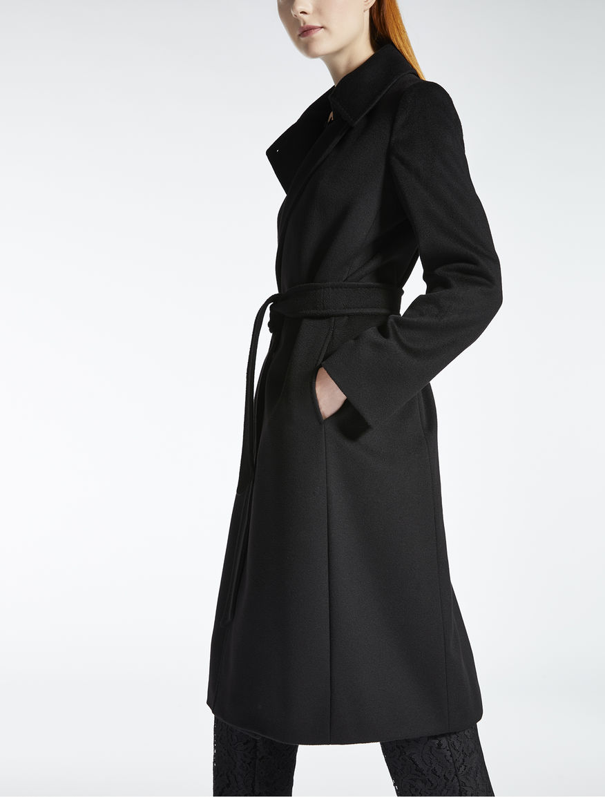Wool coat - black - Max Mara - 4