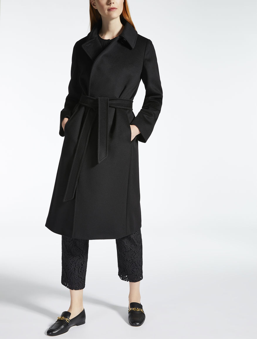 Wool coat - black - Max Mara - 5