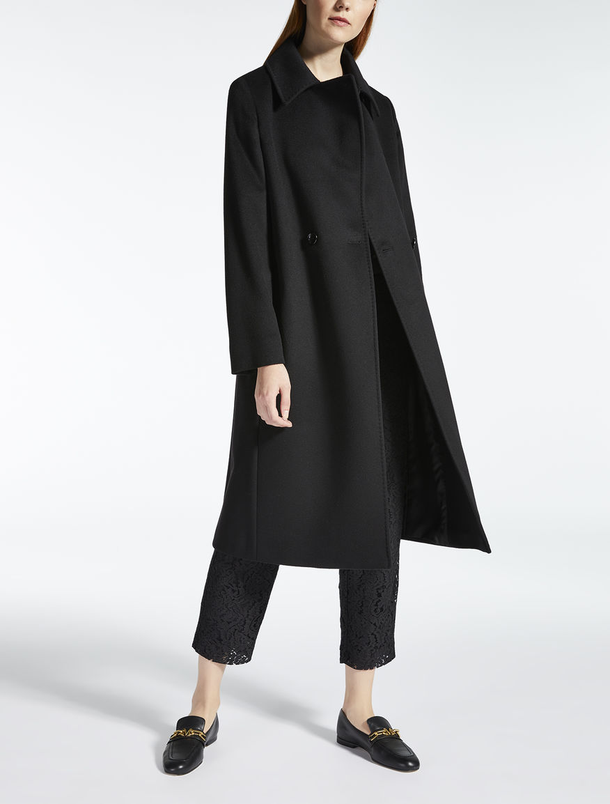 Wool coat - black - Max Mara