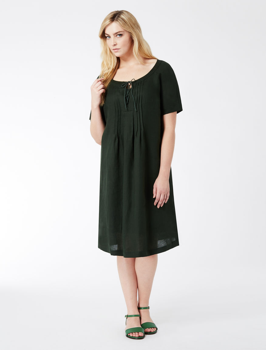 heavy linen dress green quot dedotto quot marina rinaldi heavy linen dress green quot dedotto quot marina rinaldi