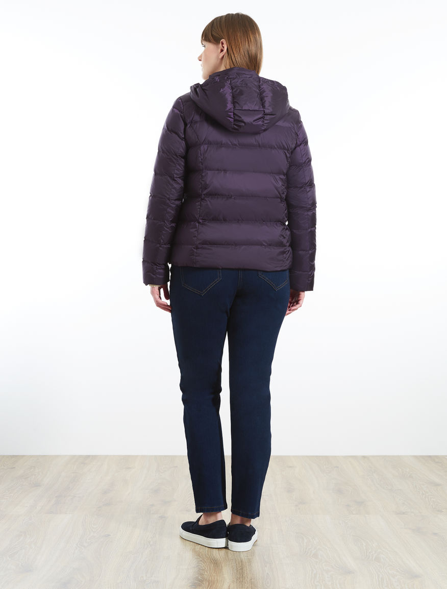 jacket in matt satin finish purple quot panarea jacket in matt satin finish purple quot panarea