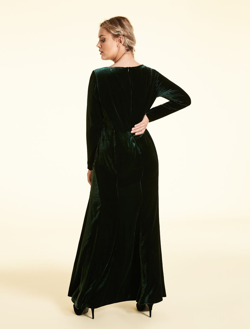 Long Velvet Dress