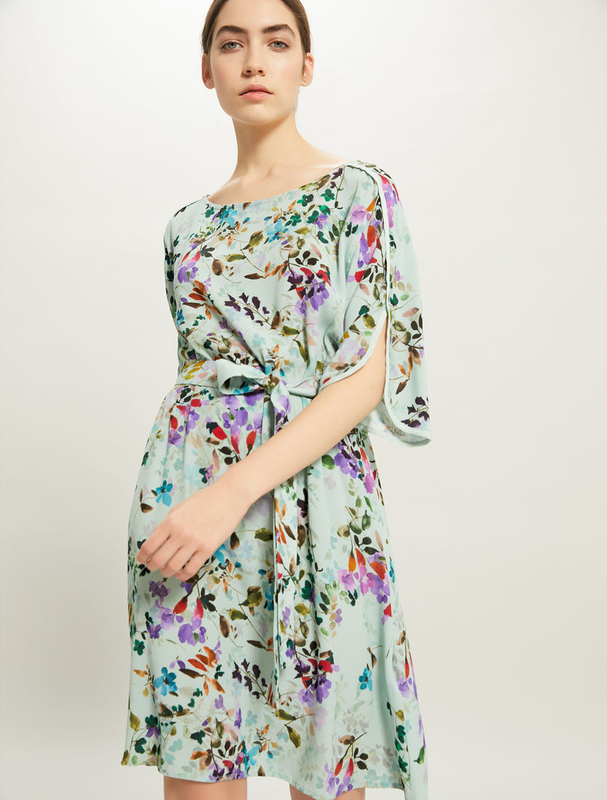 Sheath Dress with Belt