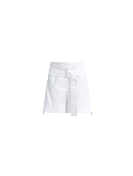 Zip-side Satin Shorts