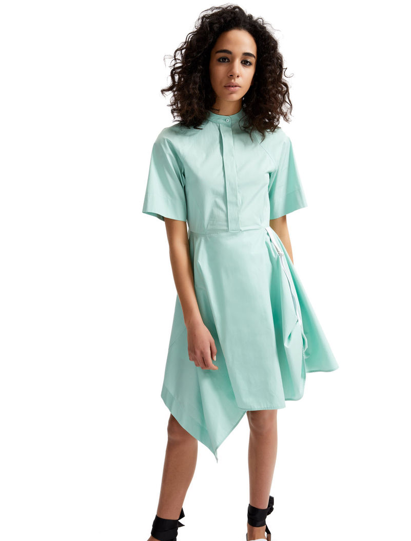satin mini dress