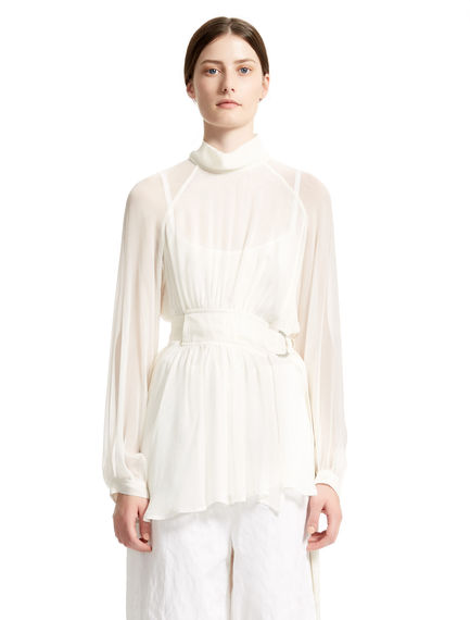 Belted Silk Tunic