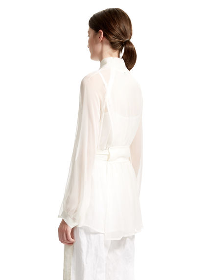 Belted Silk Tunic