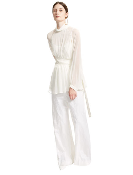 Belted Silk Tunic