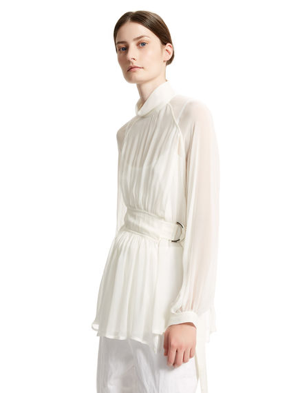 Belted Silk Tunic