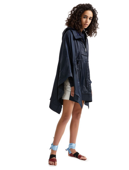 Elongated Cuff Hooded Sweatshirt