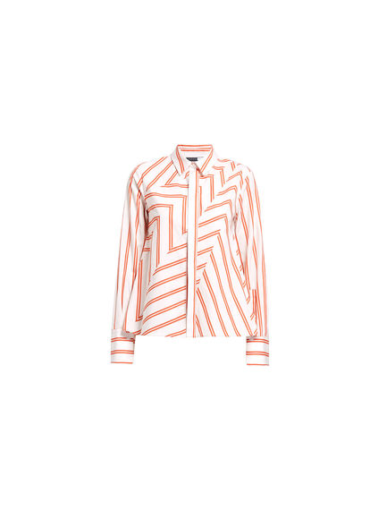 Chevron Poplin Shirt-Jacket