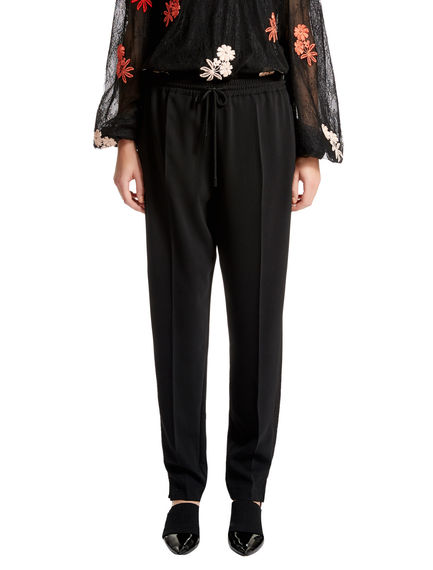 Drawcord-waist Jogging Trousers