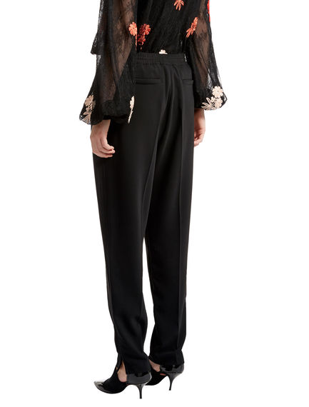 Drawcord-waist Jogging Trousers