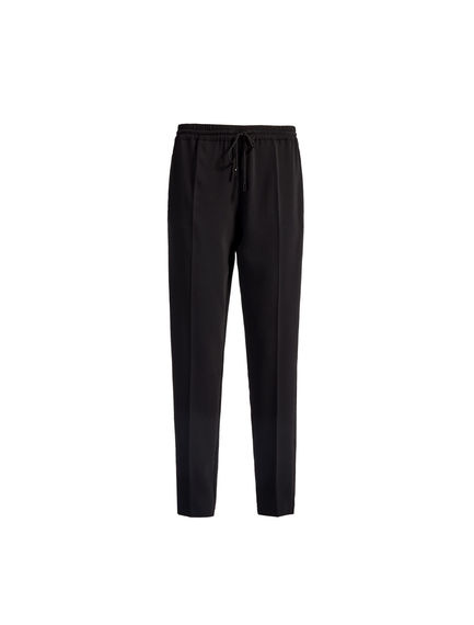 Drawcord-waist Jogging Trousers