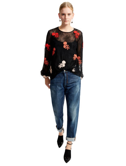 Dark Blue Boyfriend Jeans