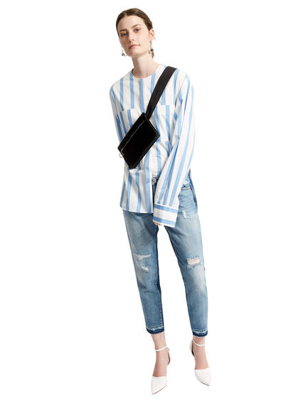 Two-tone Cigarette-fit Jeans