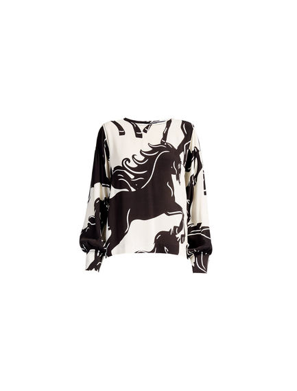 Running Horses Blouse