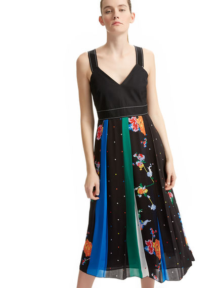 Multi Print Georgette Dress