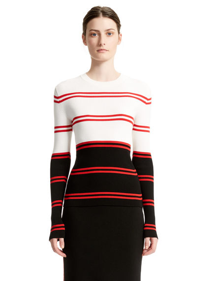 Colour Block Striped Sweater