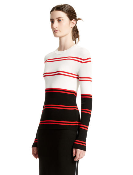 Colour Block Striped Sweater