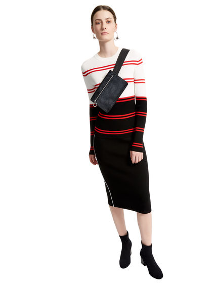 Colour Block Striped Sweater