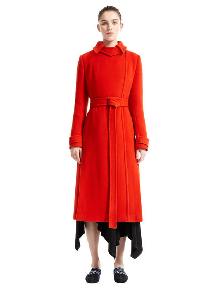 Cappotto in lana slim fit