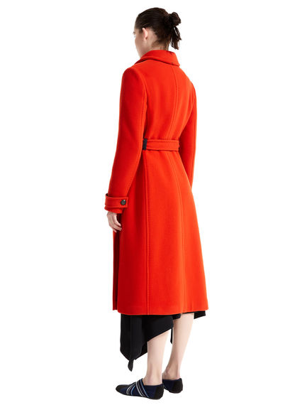 Cappotto in lana slim fit