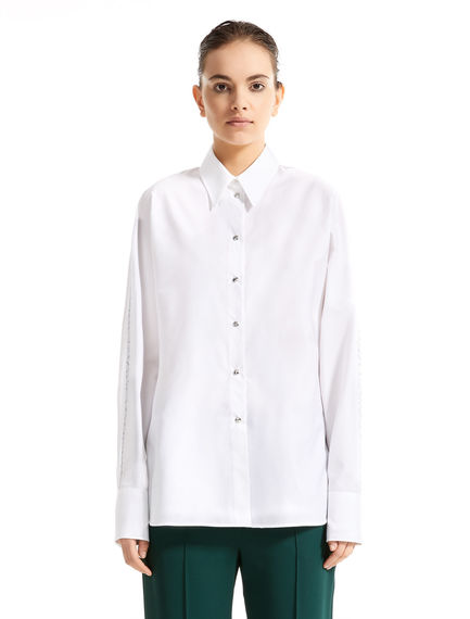 Contrast Stitch Poplin Shirt