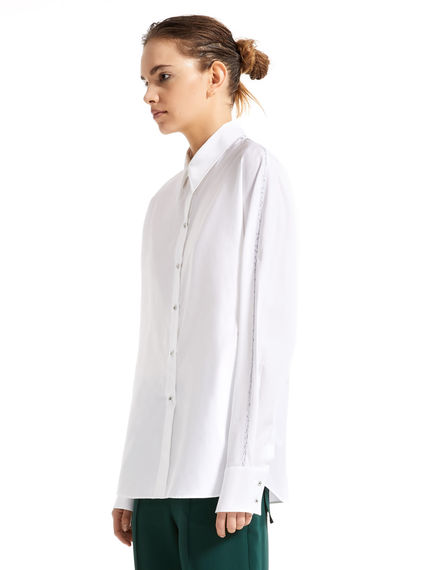 Contrast Stitch Poplin Shirt