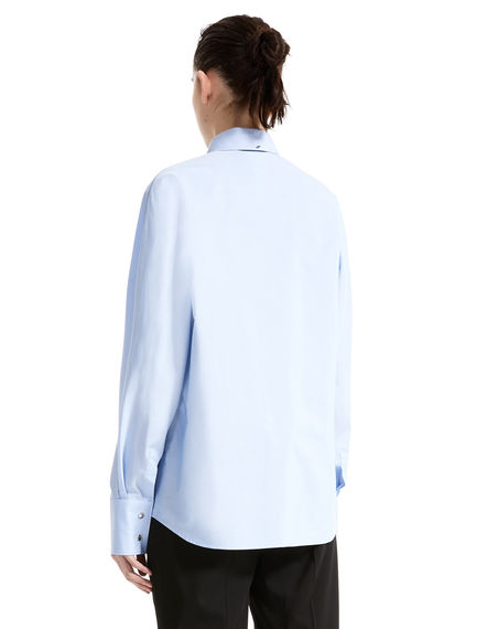 Contrast Stitch Poplin Shirt