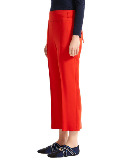 Low-waisted Cropped Trousers