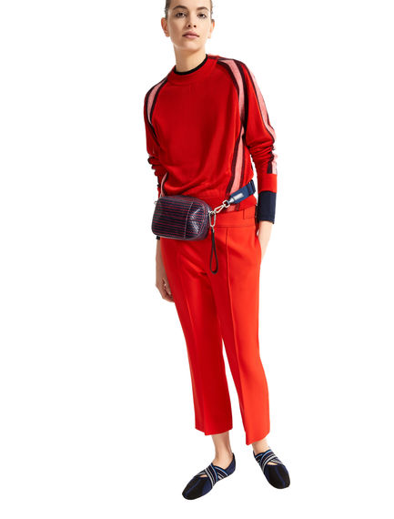 Low-waisted Cropped Trousers