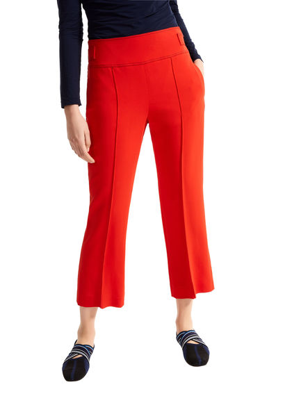 Low-waisted Cropped Trousers