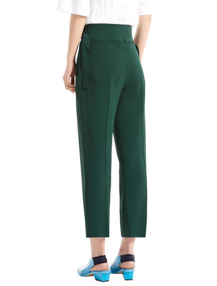 Low-waisted Cropped Trousers