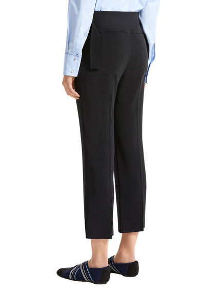 Low-waisted Cropped Trousers