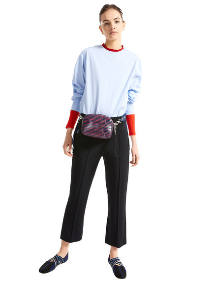 Low-waisted Cropped Trousers