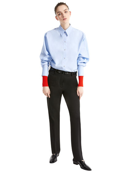 Twill Cigarette Trousers