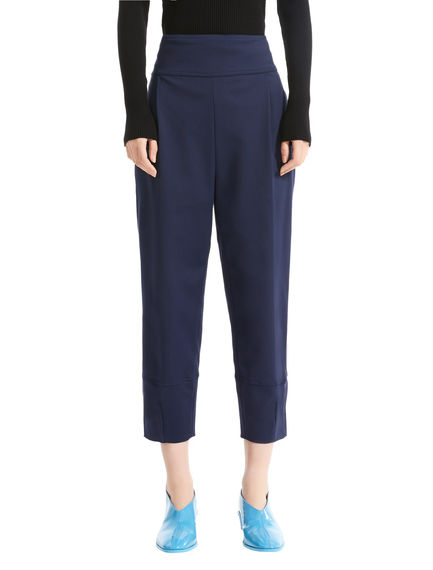 Cuffed Carrot Leg Trousers