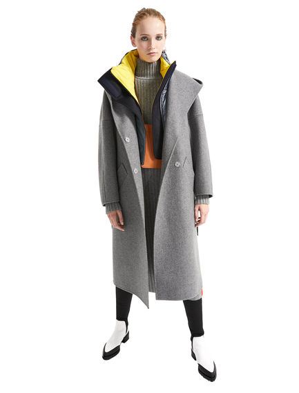 Gilet imbottito dalla linea cropped
