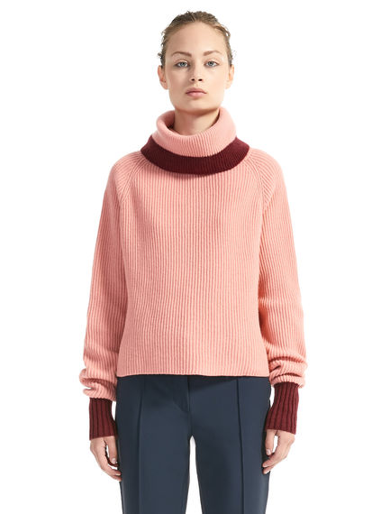 Maglione in cachemire bicolour