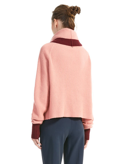 Maglione in cachemire bicolour